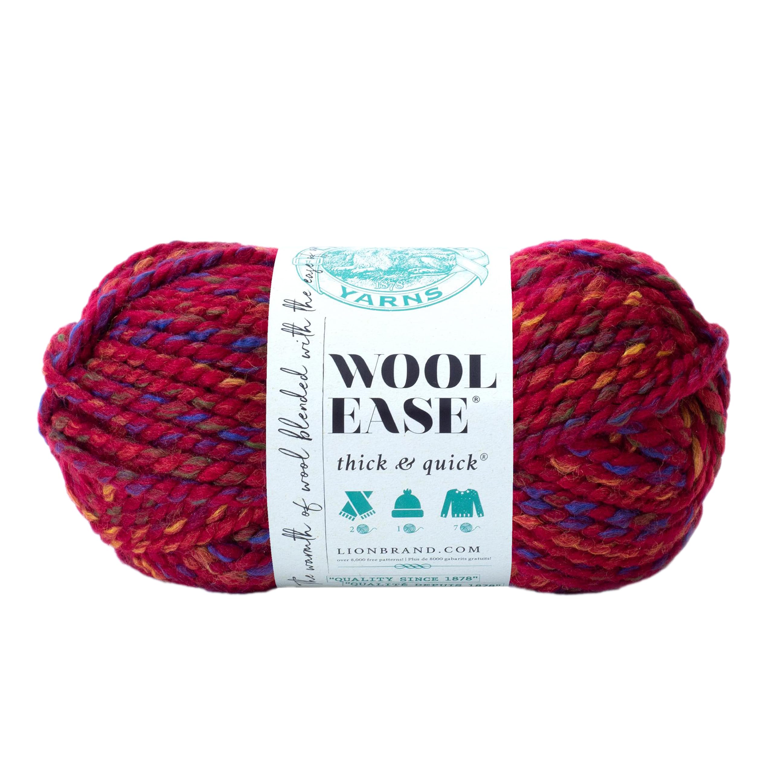 Lion Brand Wool-Ease Thick & Quick Yarn-Campfire -640-621