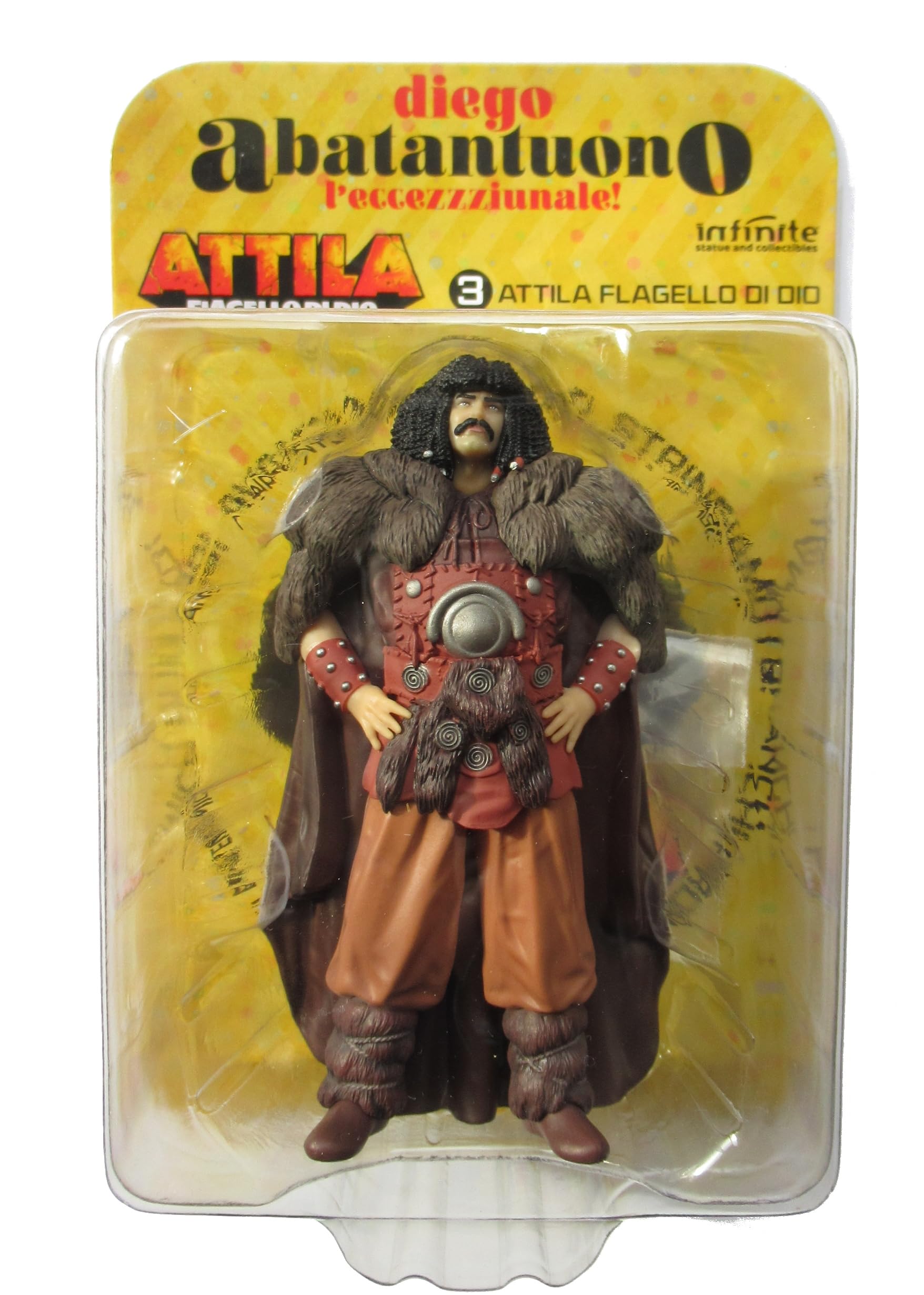 Infinite Statue DIEGO ABATANTUONO 3 - Scena Film ATTILA IL FLAGELLO DI DIO Statua Figura da Collezione in PVC Serie Cine-Mini - altezza 12cm (ATTILA)
