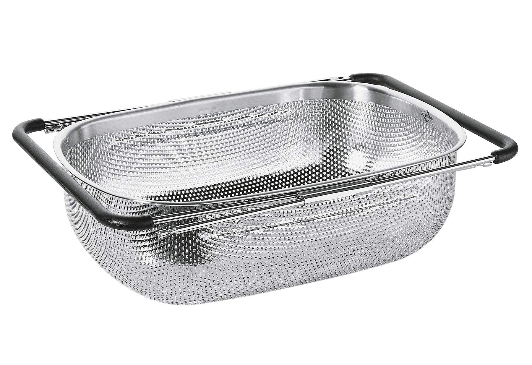 Colador de verduras Deluxe, extensible, 34 x 24,5 cm