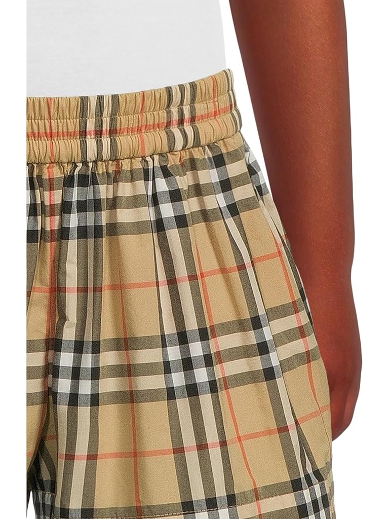 Multi Burberry Marcy Check Shorts (Big Kid)