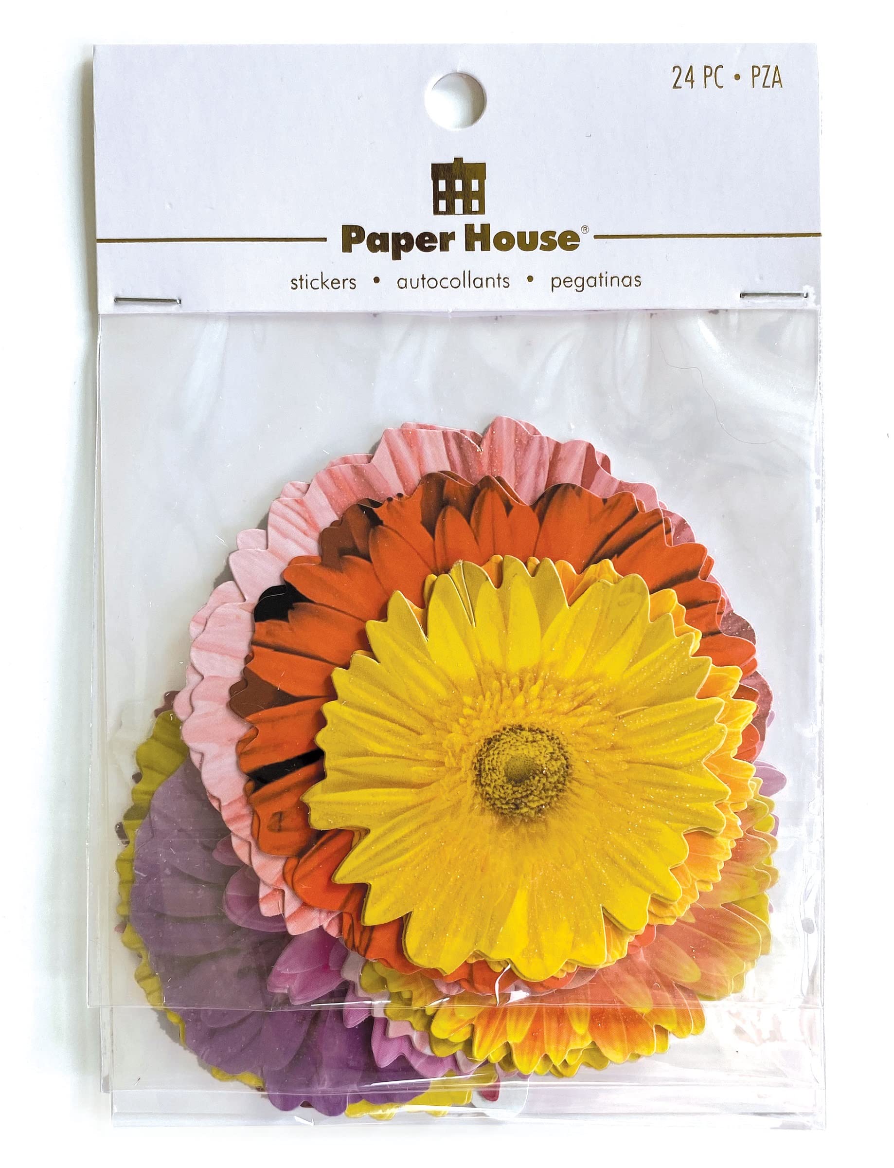 Autocollants scrapbooking marguerites pour décorer facilement vos albums photo