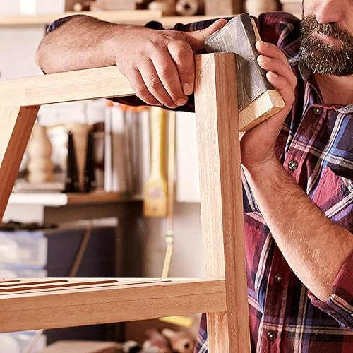 Miniatura 7 de AUSTOR 63 piezas de papel de lija húmedo y seco surtido de 1000, 1200, 1500, 2000, 2500, 3000, 5000, 7000, 10000, hojas de lijado surtido de papel