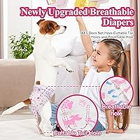 Vista 4 de Dono Pañales desechables para perras, pañales súper absorbentes para perritos, tecnología de gel de secado rápido, ajuste a prueba de fugas