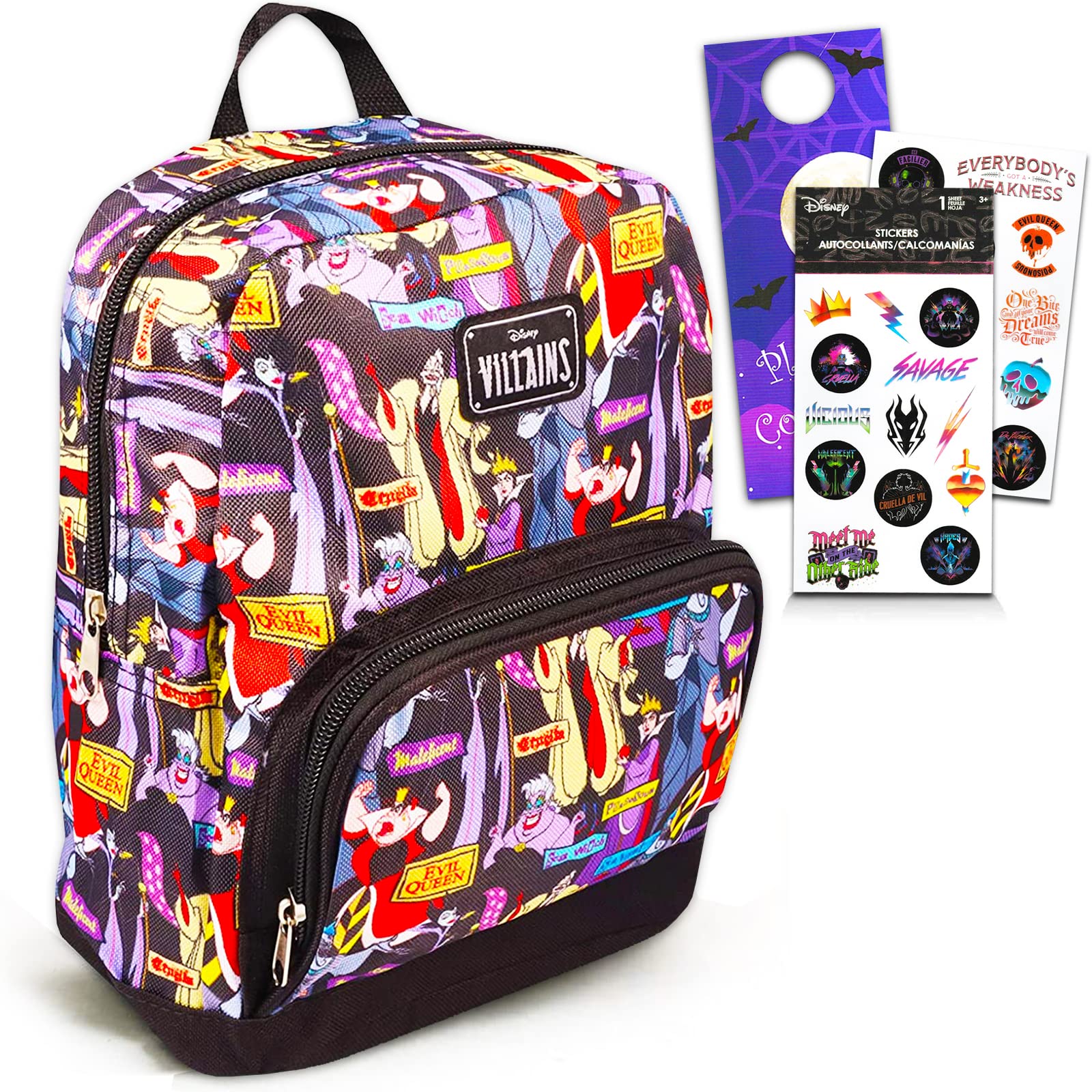 Buy Disney Villains Preschool Backpack for Kids, Toddlers 4 Pc School