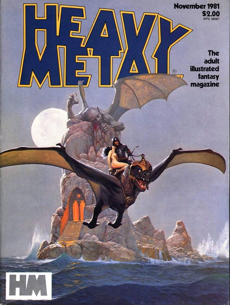 Amazon.co.jp: Heavy Metal Magazine, November 1981, Vol. V