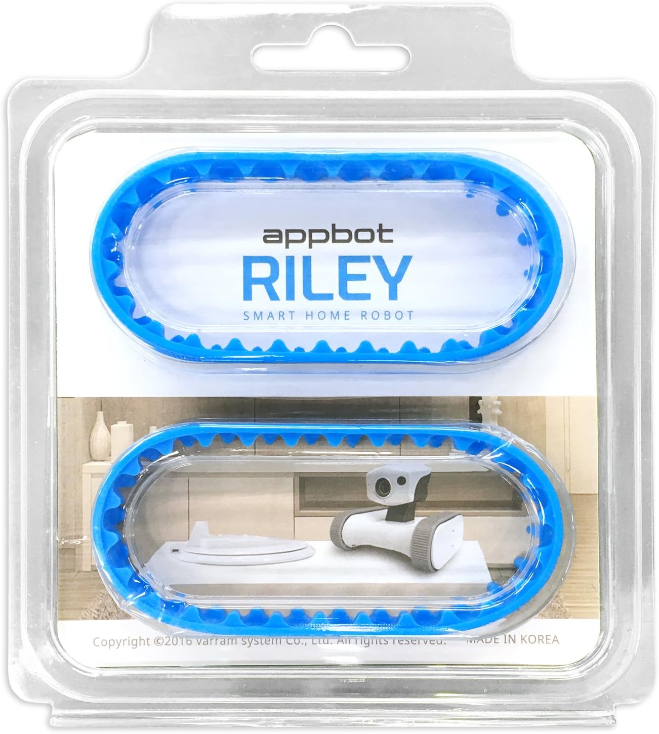 VARRAM 09521 Abbott Riley Silicone Belt Blue
