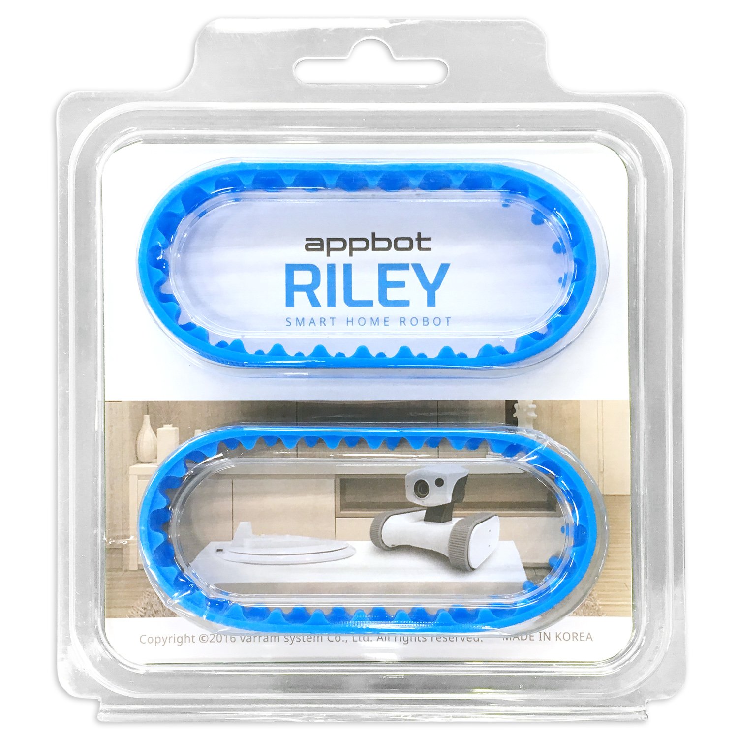 VARRAM 09521 Abbott Riley Silicone Belt Blue