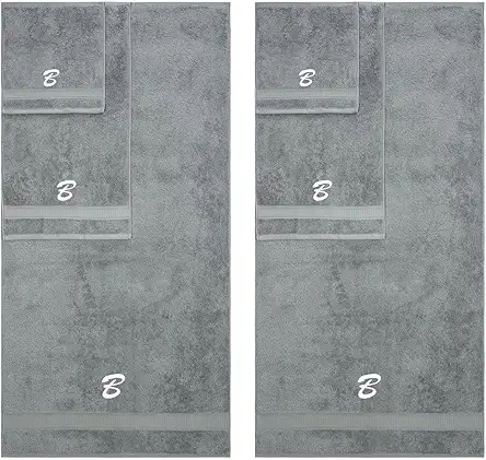 Monogrammed Towel Set, Hotel & Spa Quality, Super...