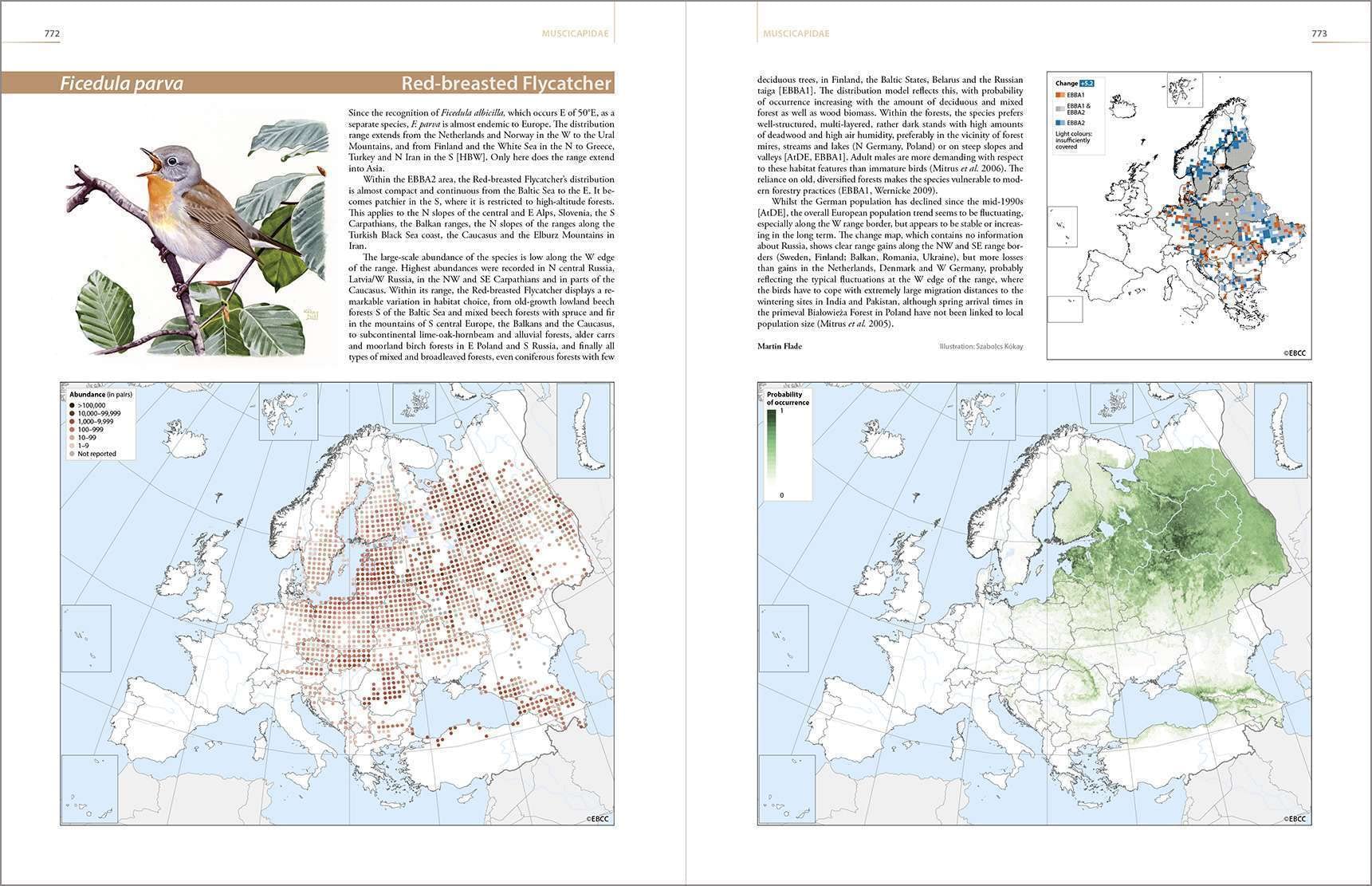 European Breeding Bird Atlas 2: Distribution, Abundance and Change