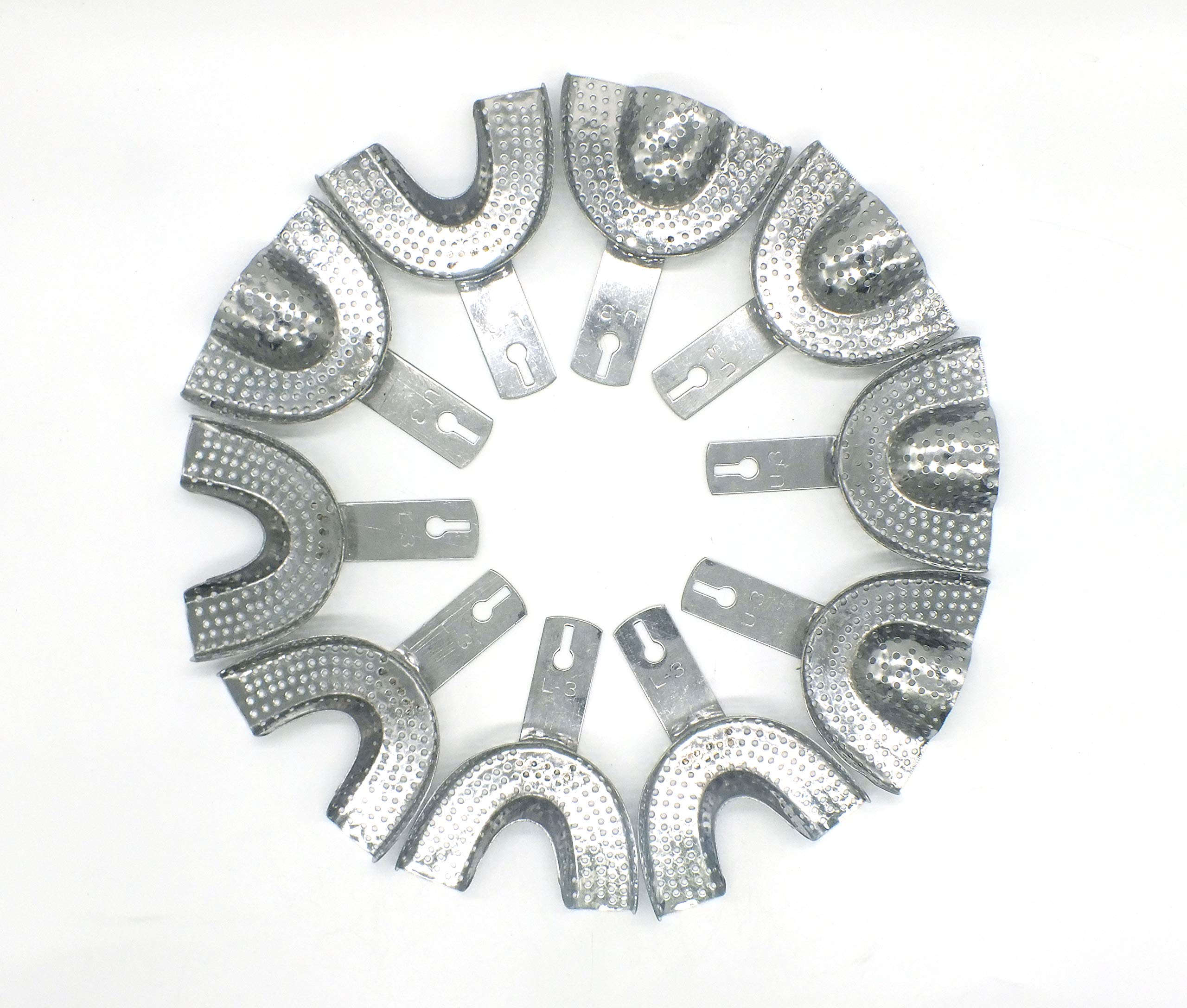 INDIAN Addler Dental Metal Impression Tray Made Set Of 10.(L0,L1,L2,L3,L4 Size And U0,U1,U2,U3,U4 Size). (B08PVPZM22) Amazon Price History, Amazon Price Tracker