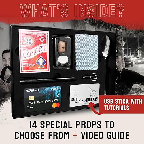 Miniatura 5 de Ellusionist Juego de trucos de magia - Kit de cómo leer las mentes  Más de 20 trucos de lectura mental definitivos para adolescentes, adultos,