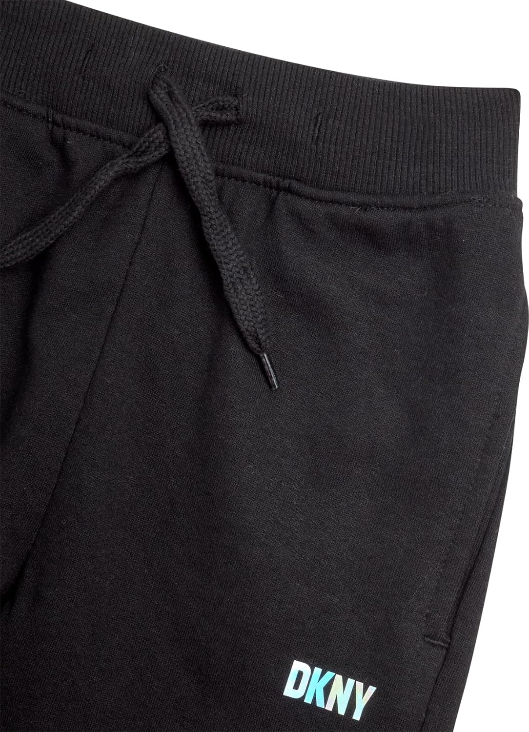 DKNY Baby Girls Pants Set - 2 Piece Fleece Pullover Hoodie and Girls Sweatpants - Cozy Sweatsuit Set for Infants and Toddlers - Image 5