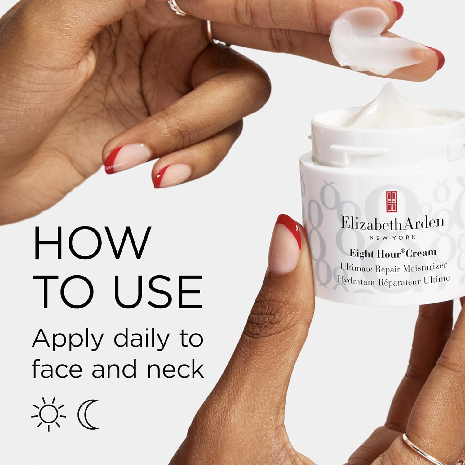 Elizabeth Arden Eight Hour® Cream Ultimate Repair Moisturizer Skin Care Face Moisturizer Face Cream Facial Moisturizer - 1.7 Fl Oz. - Image 8