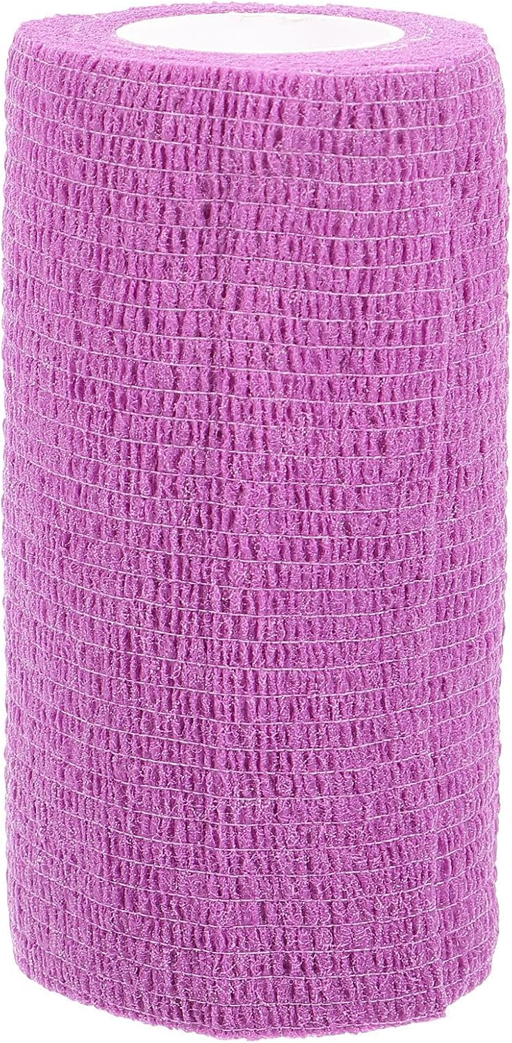 Horse Leg Bandage Wrap Self Adhesive Non Woven Purple Roll