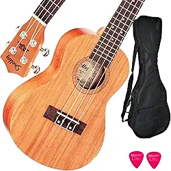 Kit Ukulele Shelby SU23M Concerto Mogno Com Capa