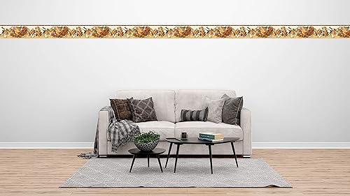 Miniatura 4 de Dundee Deco DDAZBD9057 - Papel tapiz para despegar y pegar, color crema victoriana, diseño retro de rosas florecientes beige, 15 pies x 7 pulgadas