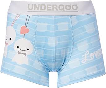 [アンダークー] ボクサーパンツ てるてる坊主 ブルー 3パネル メンズ