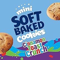 Vista 3 de Pillsbury Mini Soft Baked Cookies, Cinnamon Toast Crunch, Made with CINNADUST, Snack Bags, 10 ct