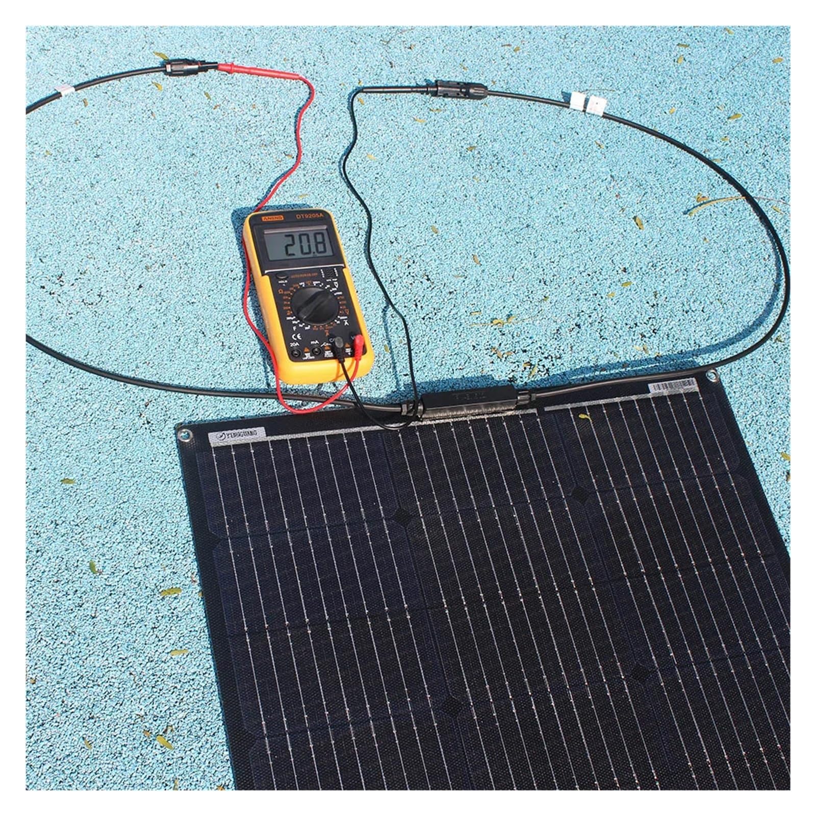 Panel solar 18v ​​100w 200w 300w 400w Célula solar monocristalina impermeable duradera flexible(100w solar panel)