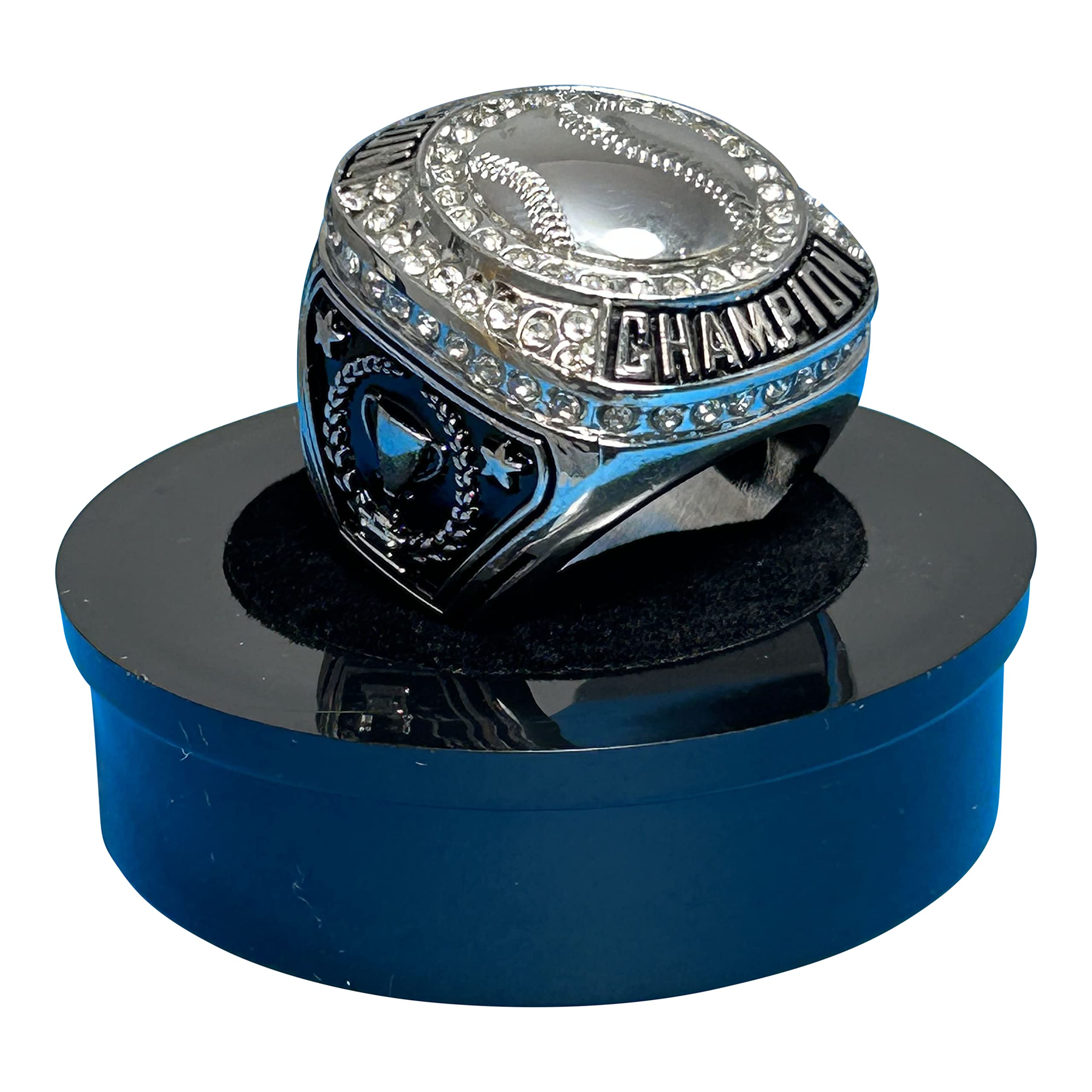 Express Medals1 to 12 Packs of Baseball Champion Trophy Rings - S