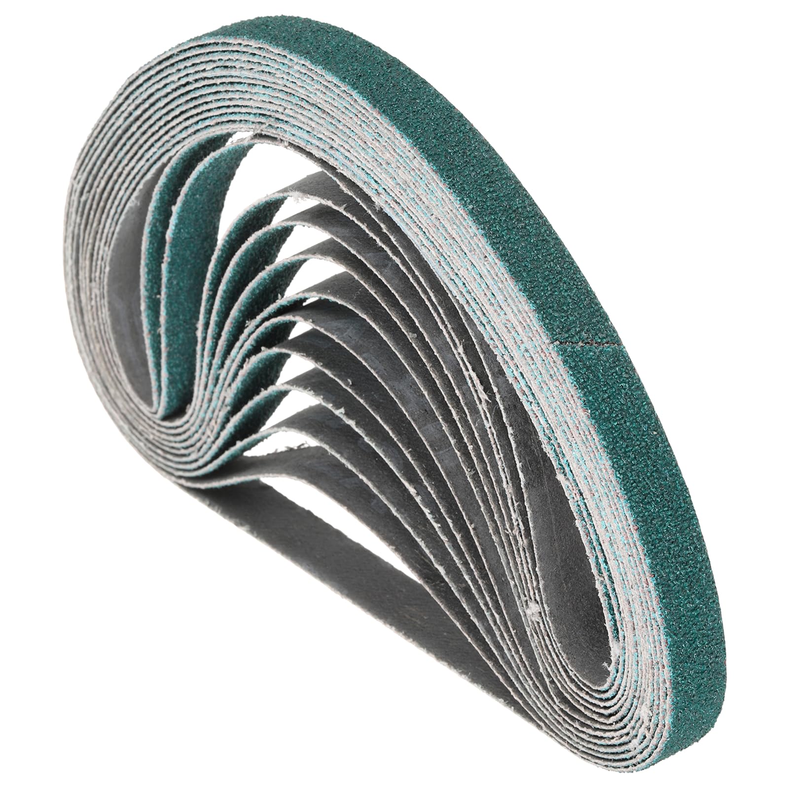 Kozelo 20 Pack Sanding Belts 13mm x 610mm 80 Grit Zirconia Abrasive Belt Sander Paper for Belt Sander Metal Grinding Wood Working Weld Rust Removal