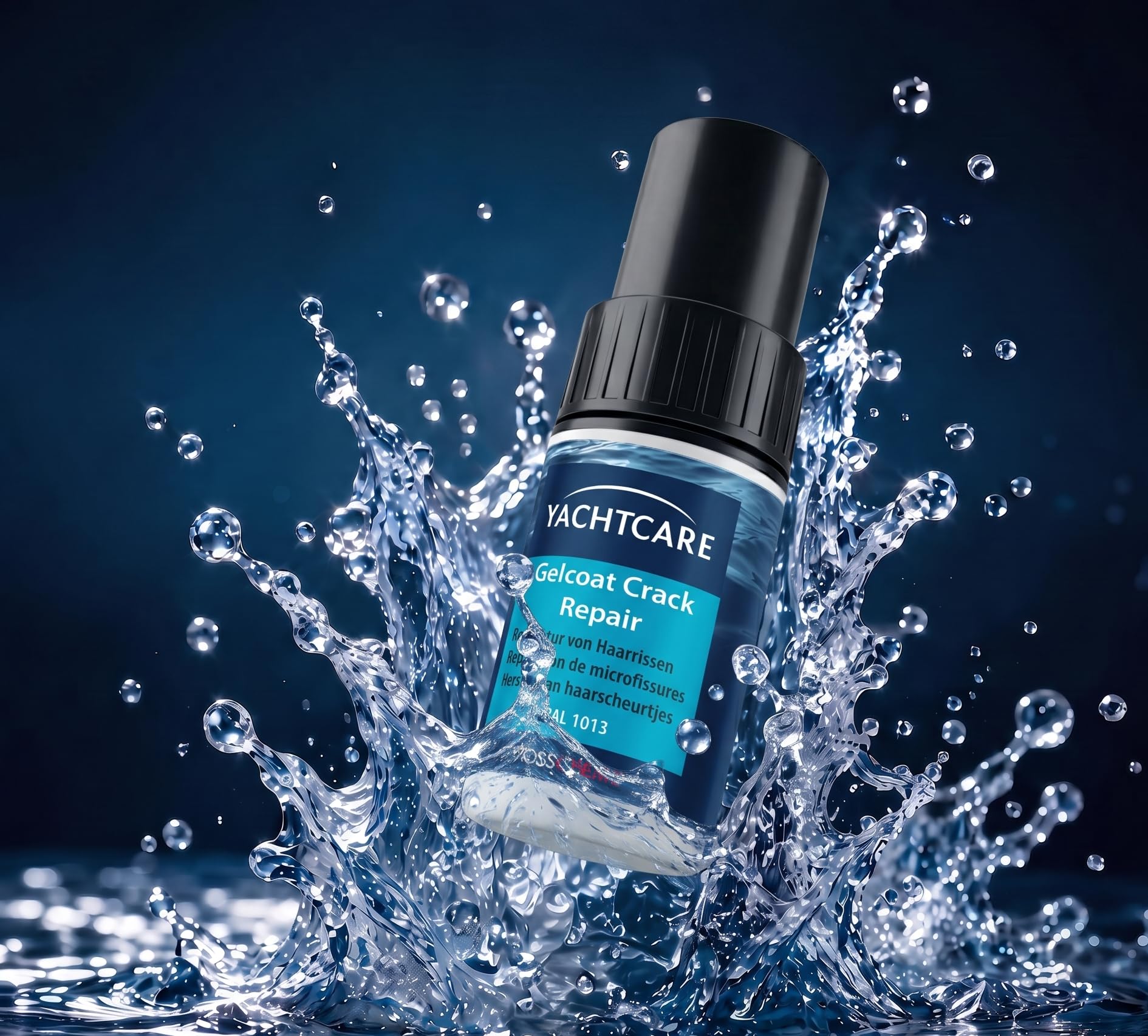 Yachtcare Unisex – Adulti Gelcaot Crack Repair RAL 1013 Gel Coat, 9 ml
