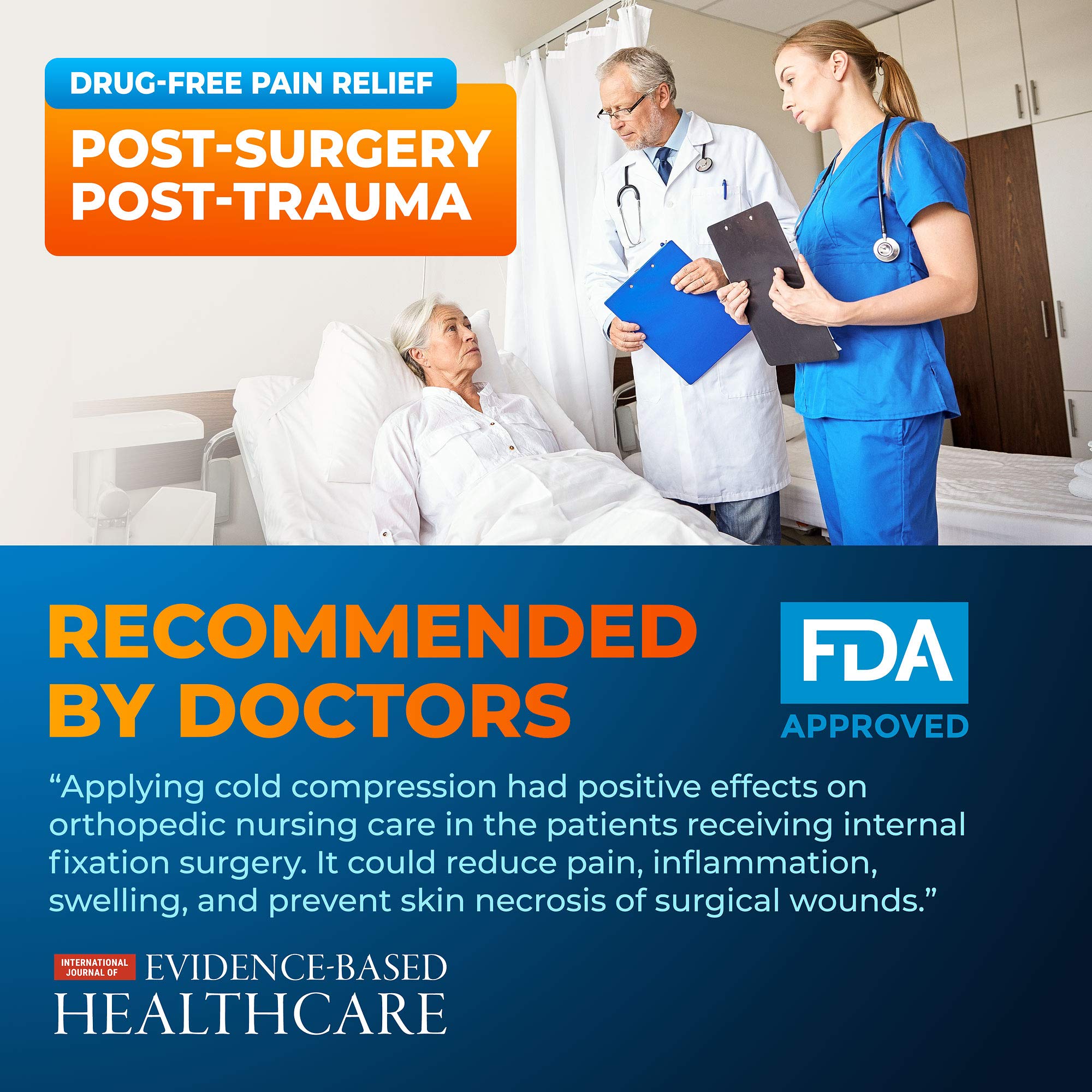 Cold Therapy System with Large Shoulder Pad — for PostSurgery Care