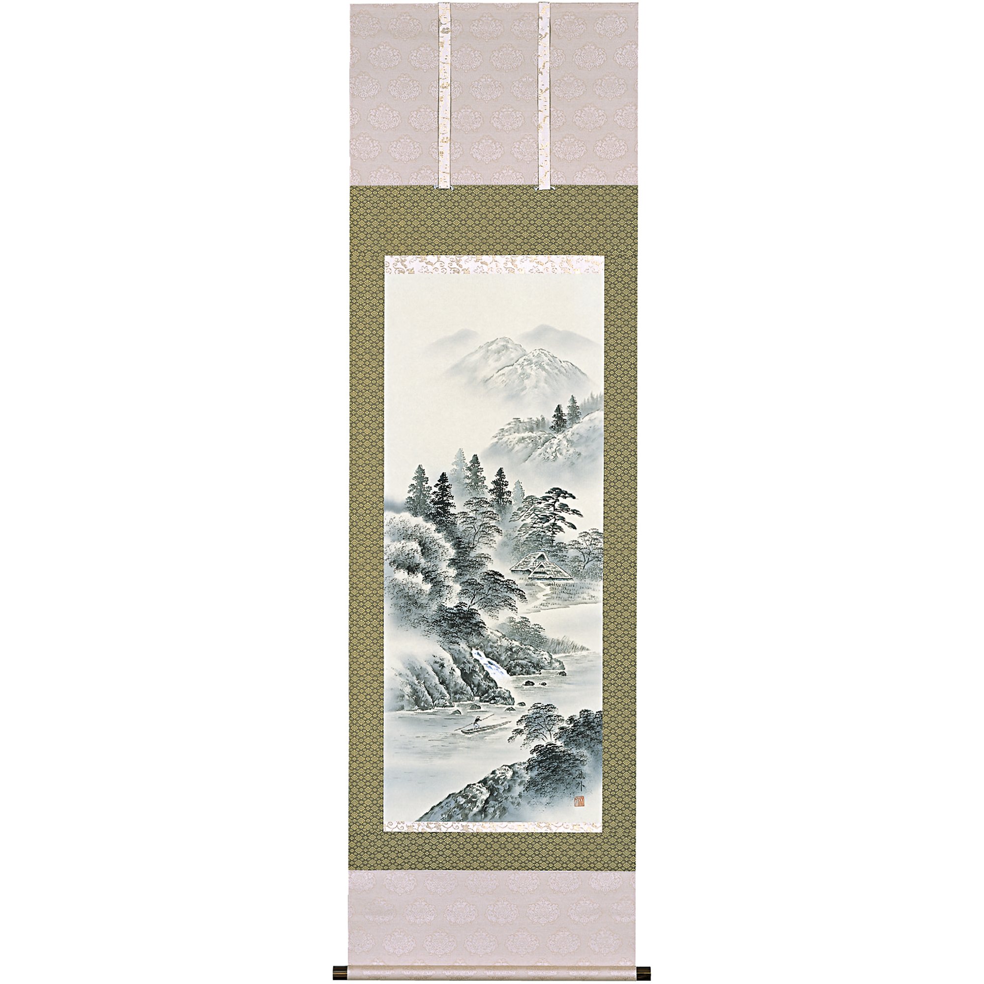 old mountain kakemono冬 Sage Green Amazon.com: Tokyo Matcha Selection Kakejiku Japanese Hanging