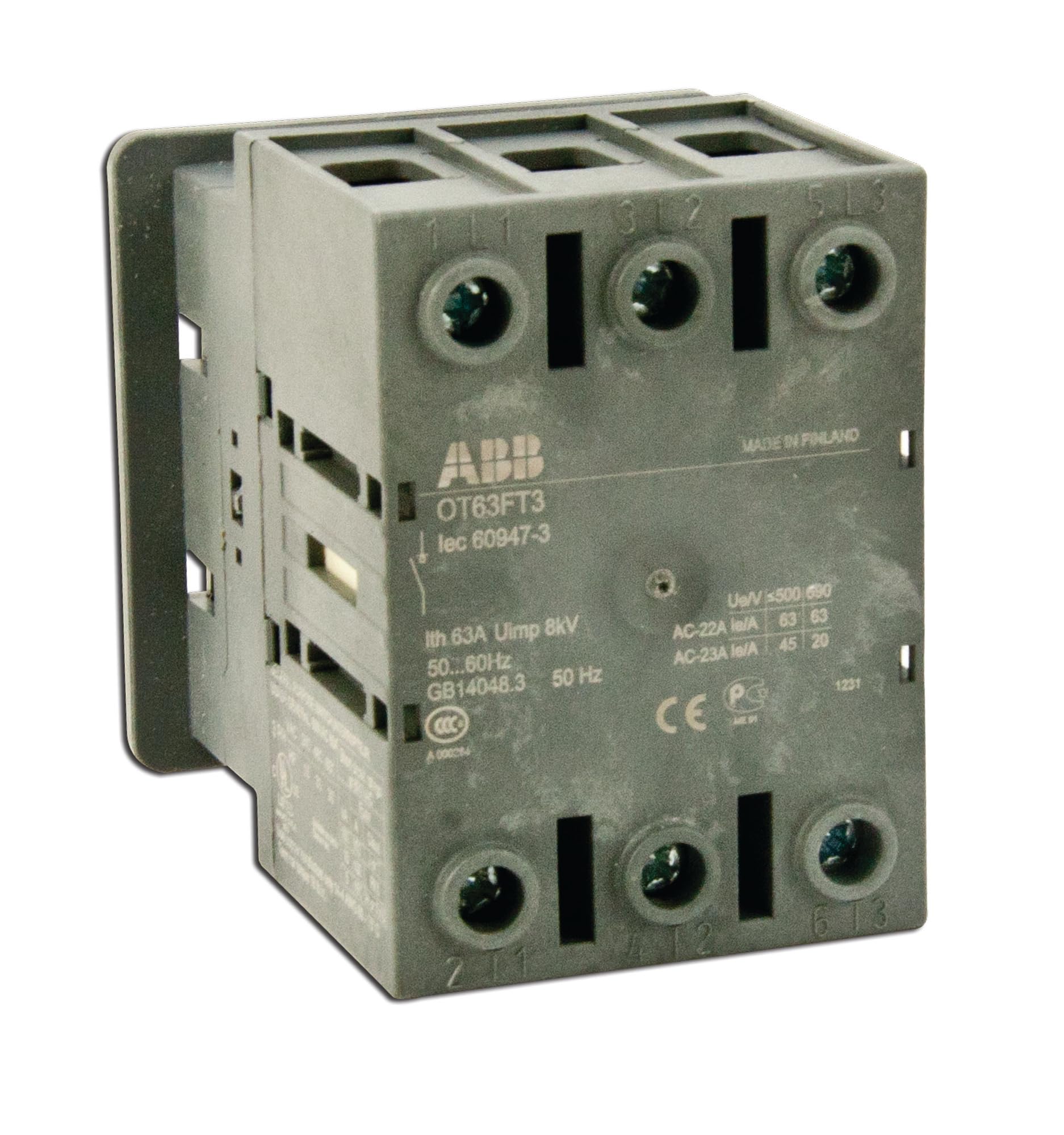 Coupure sécurisée ABB OT80FT3 déconnexion 80A 3 pôles éviter les surcharges - 2