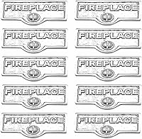 Vista 79 de Placa de interruptor de suministro para renovadores, placa de pared con acabado de latón "Downstairs