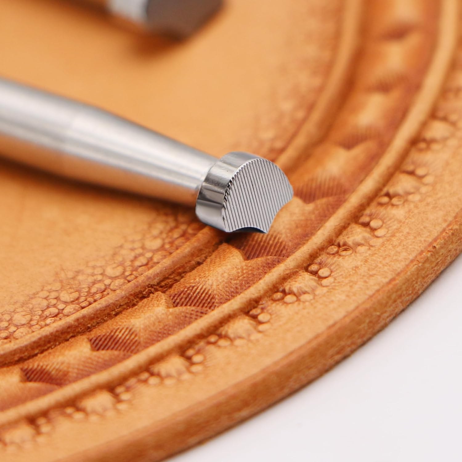 Leather Stamp Tools Stamping Working leathercraft Carving Leather Craft Working: Border Pattern D111 (D111-1)