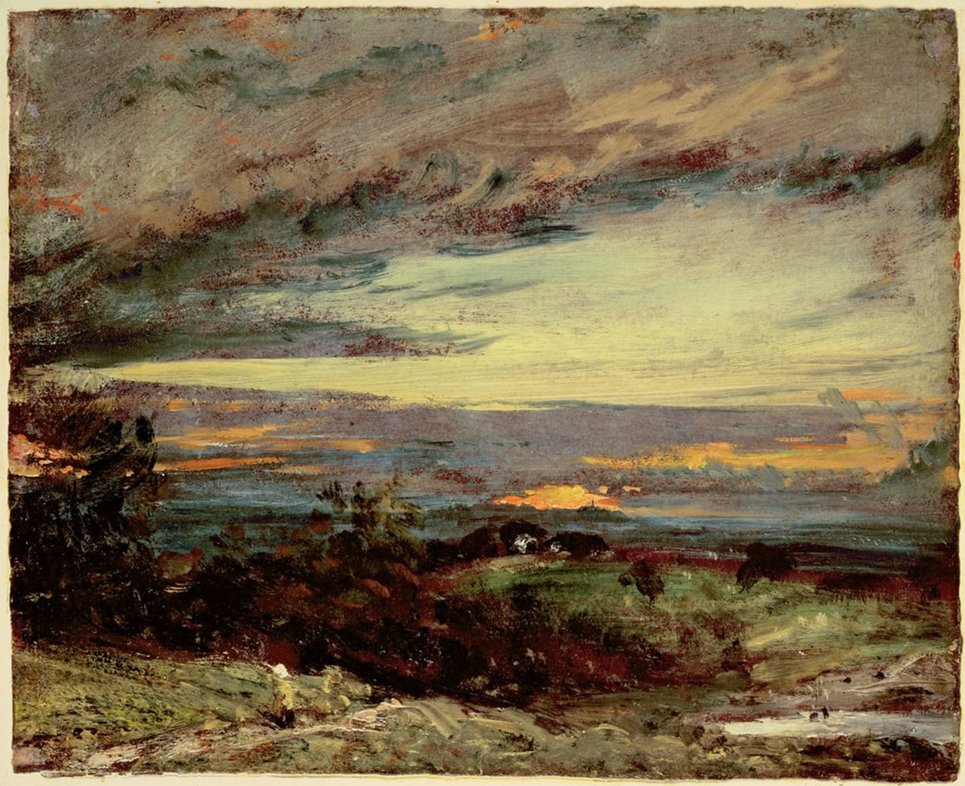 ARTXLXXBN Famous Prints Artwork Pictures Poster Painting Art Famous Painting by John Constable Artwork Landscape Pictures for Home Decor 60x90cm