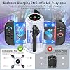 Cargador para Joycon de Switch 2 - Base de carga para controles JoyCon de Nintendo Switch 2 2025, con luz LED magnética y de burbuja, estación de carga rápida para accesorios de controles Joy-con 2 de Nintendo Switch2, blanco 7