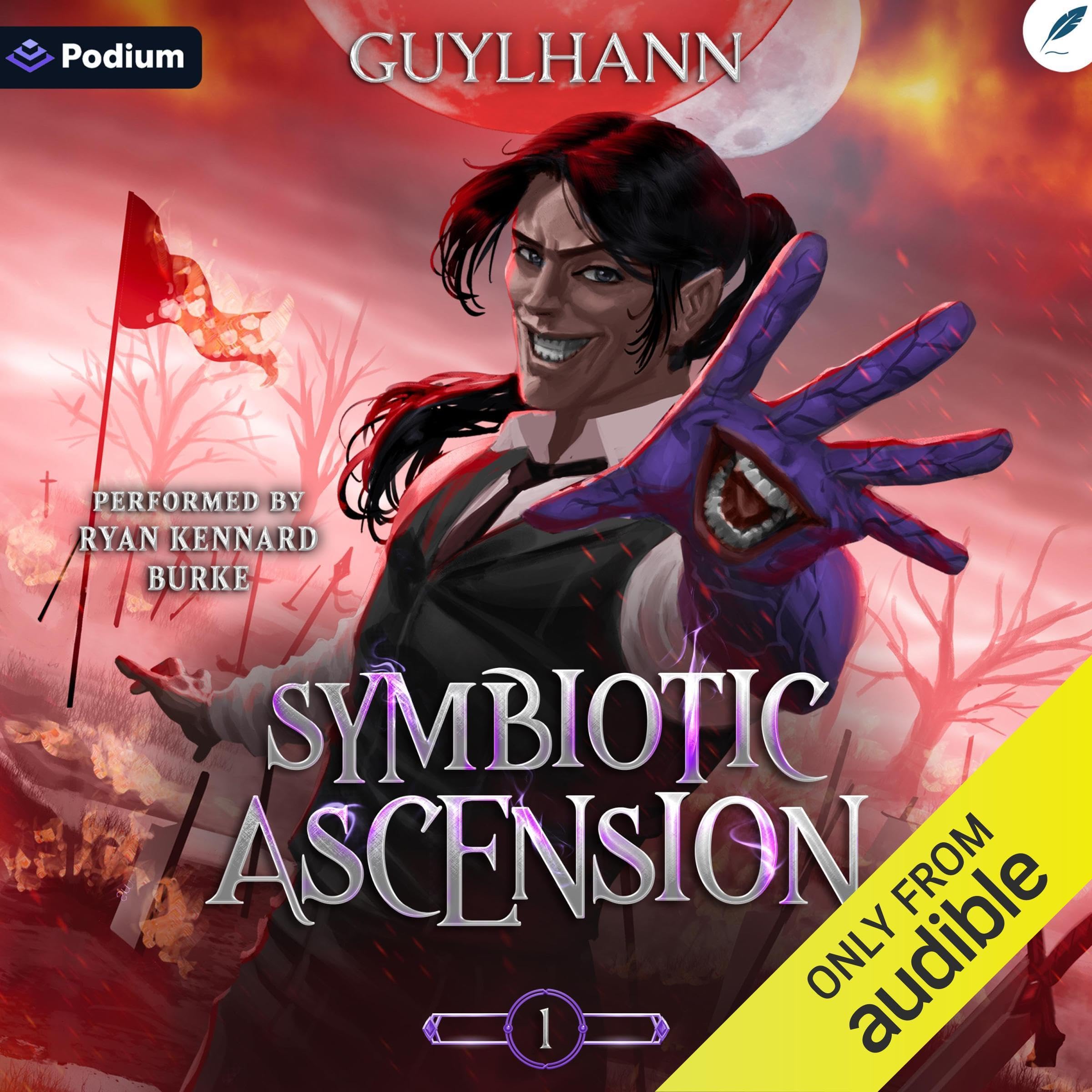 Cover art for Symbiotic Ascension: A Dark Progression Fantasy