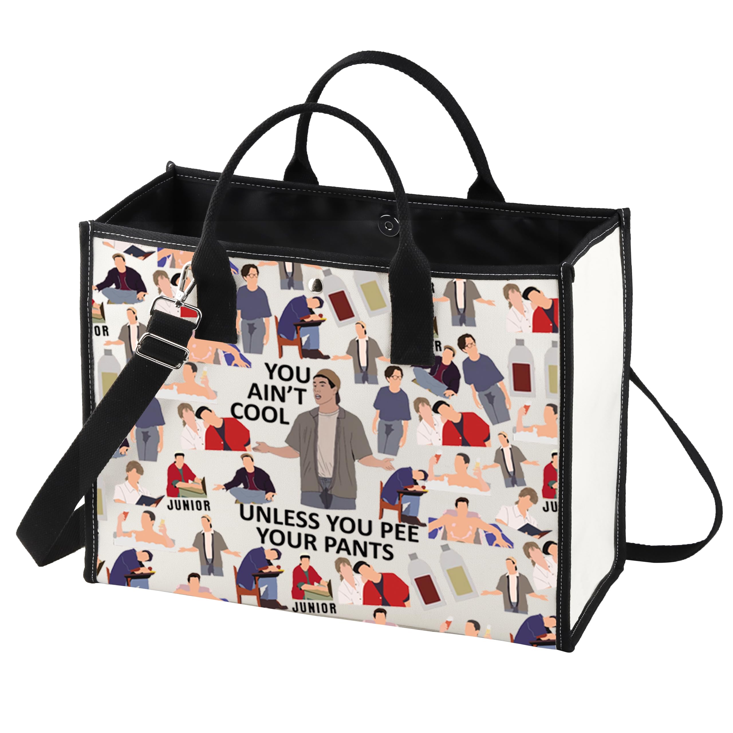 LEVLO Funny Madison Cosmetic Make Up Bag Adam Sandler Quote Gift You Ain't Cool Unless You Pee Your Pants Make Up Zipper Pouch Bag for Women Girls You Ain't Cool LT