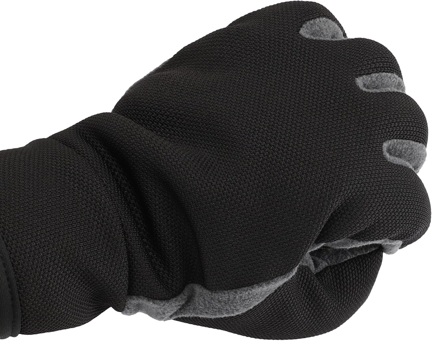 isotoner Men’s Tech Stretch Touchscreen Texting Double Lined Cold Weather Gloves with Water Repellent Technology - Image 6