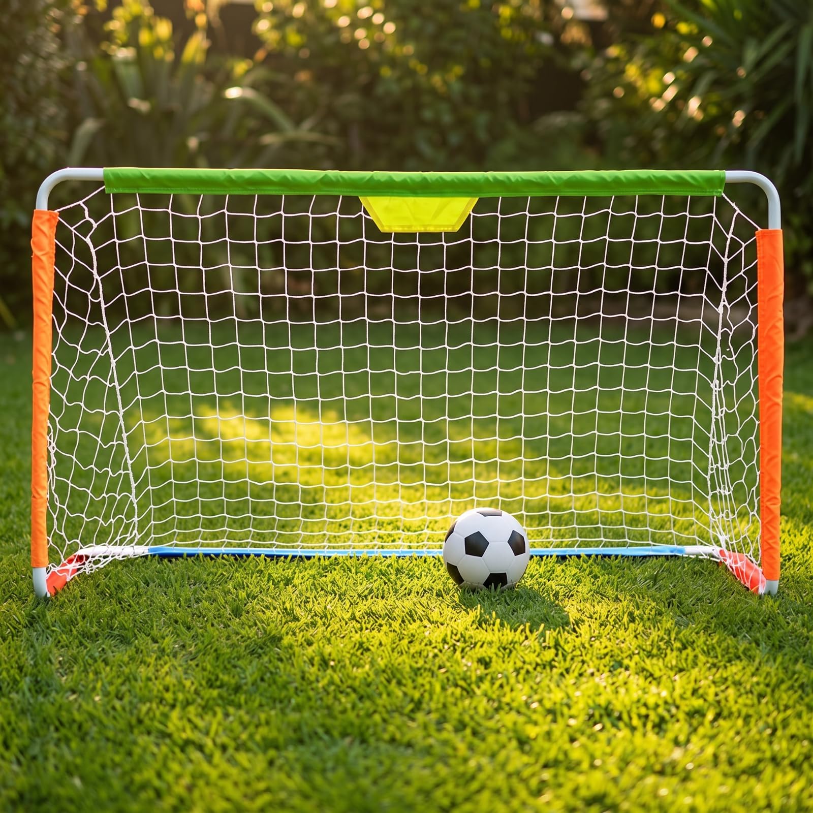 Porta da Calcio Pieghevole Compatto | Mini Porta da Calcio, Stabile, per Giardino, Allenamento