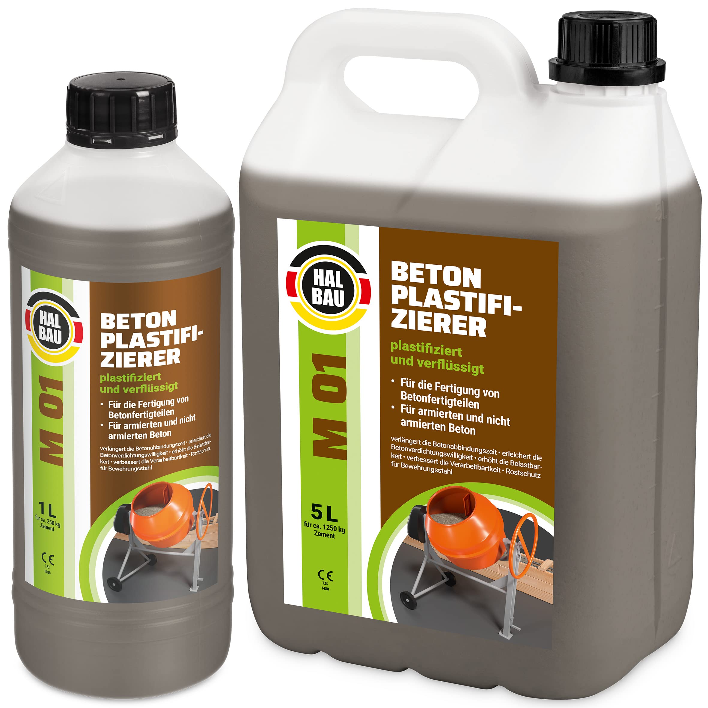 Licuador de hormigón 40 L plastificador aditivo para hormigón retrasador aditivo líquido hormigón M01