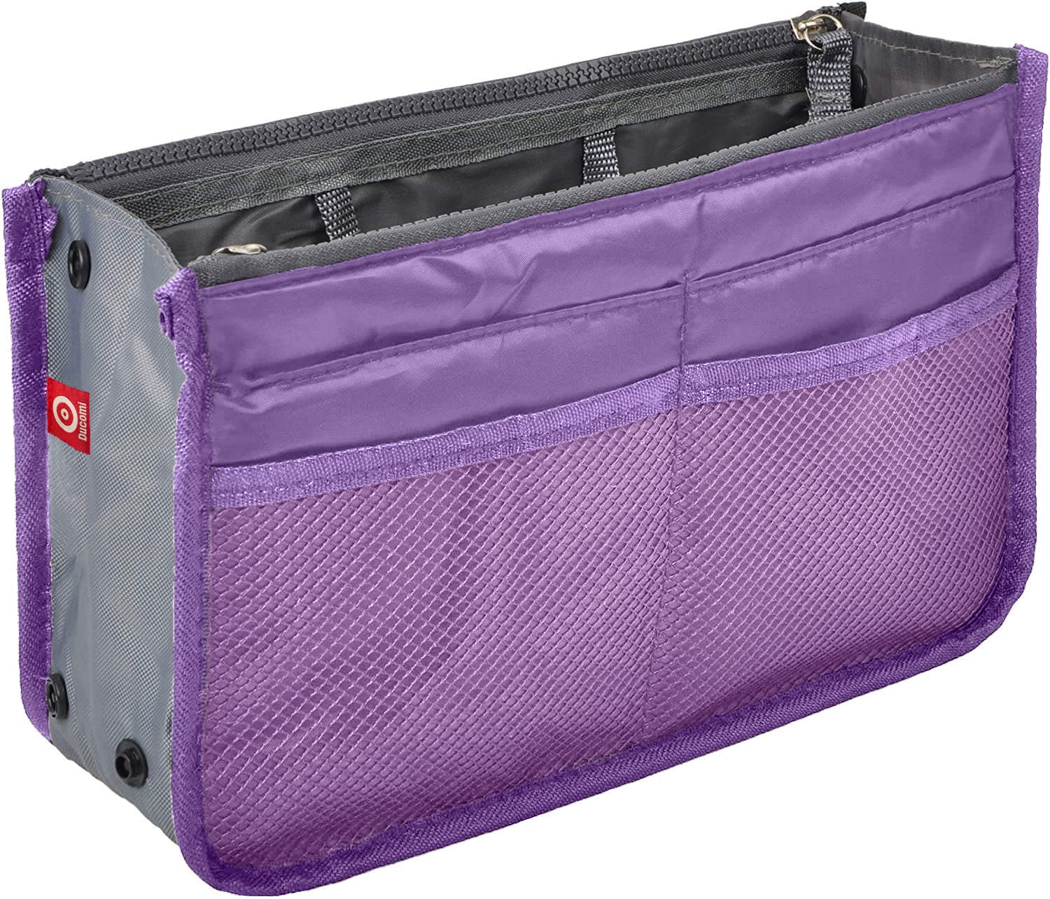 Ducomi Handtaschen Organizer 13 Fächer - Taschen-Einsatz Für Ordnung & Organisation