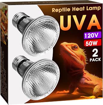 LUCKY HERP 75W Reptile Heat Bulbs - 2 Pack, Infrared Lamp For Bearded Dragons, Lizards, Turtles - View #3