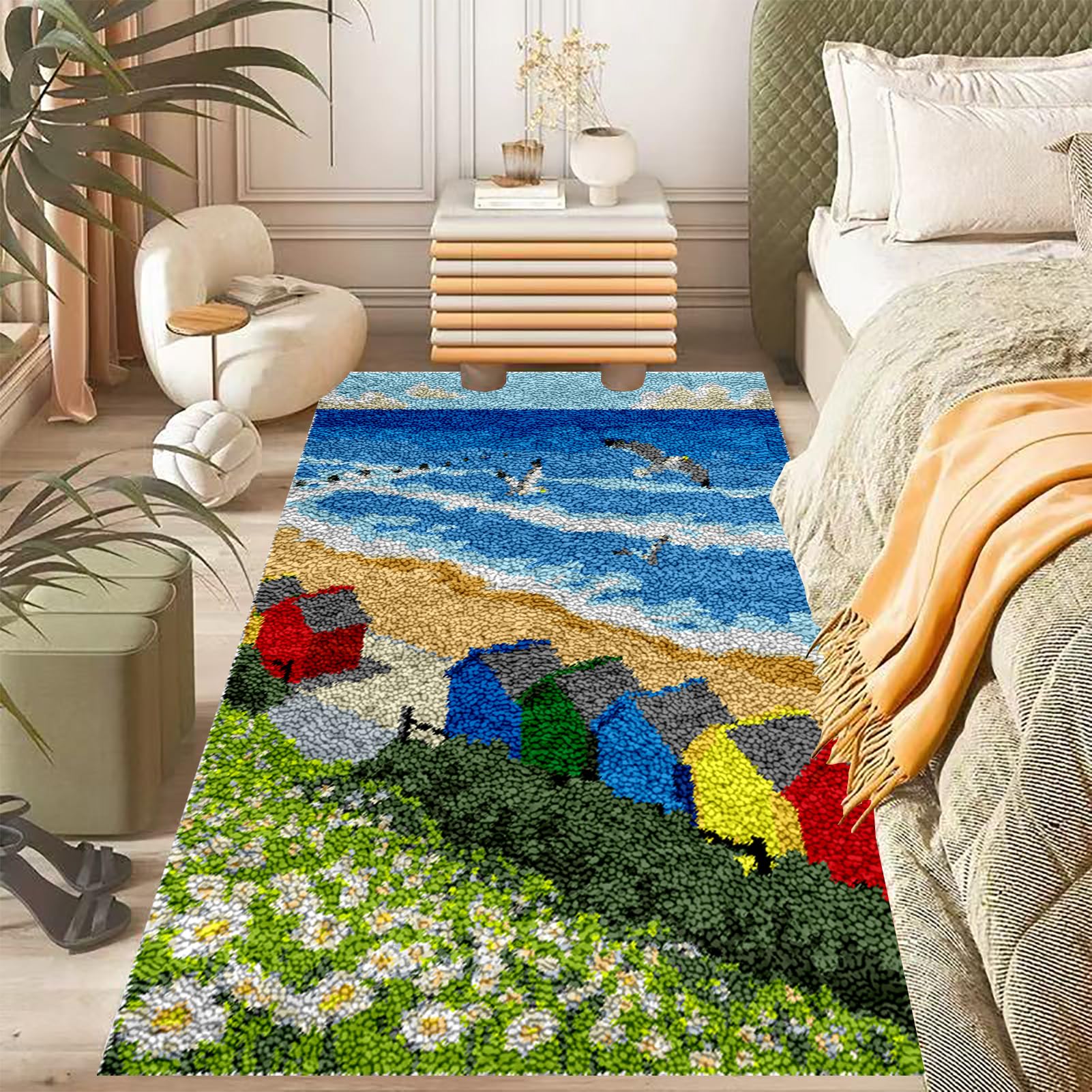 110 x 160 cm zestawy dywanów z haczykiem zatrzaskowym, zestaw do produkcji dywaników, zestawy do haftu krzyżykowego, zestaw do robienia gobelinów, zestaw 3D z haczykiem do haftu ręcznego wykonania