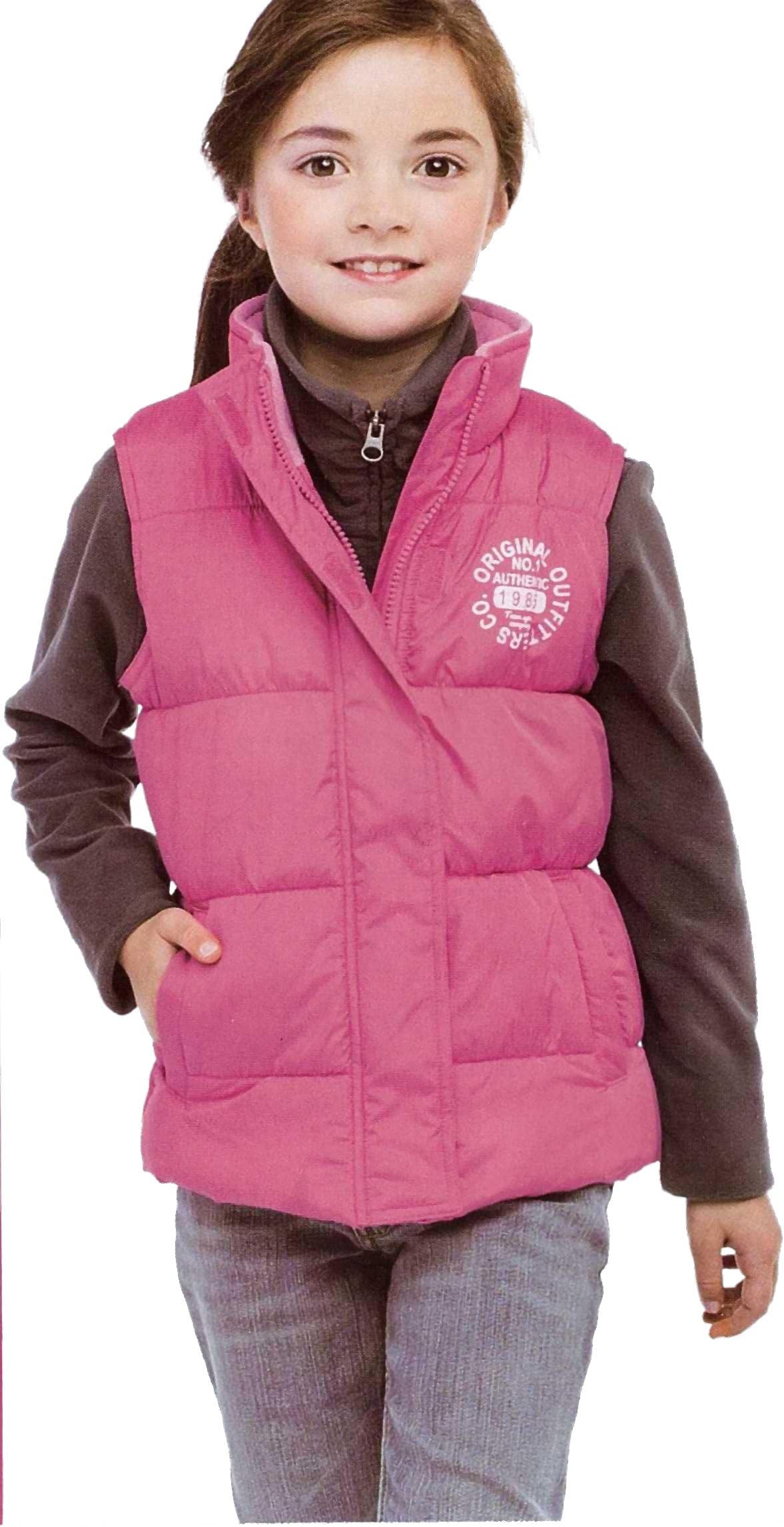 Avenue Kids Girls' Pink Vest Gilet (7/8)