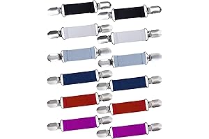 Ruisita Dress Tightener Clips - 12 Pack Stainless Steel Elastic Tightener Clips...