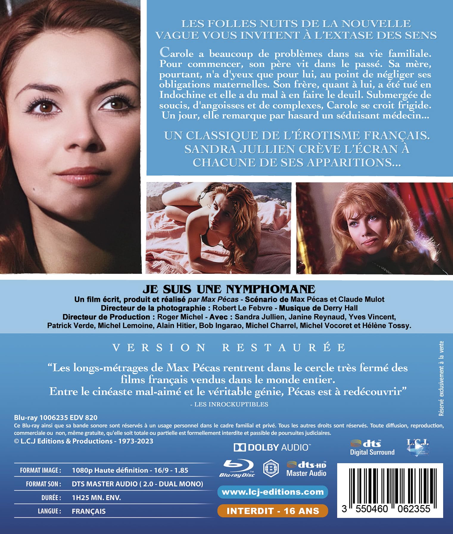 Je suis une nymphomane [Blu-ray]