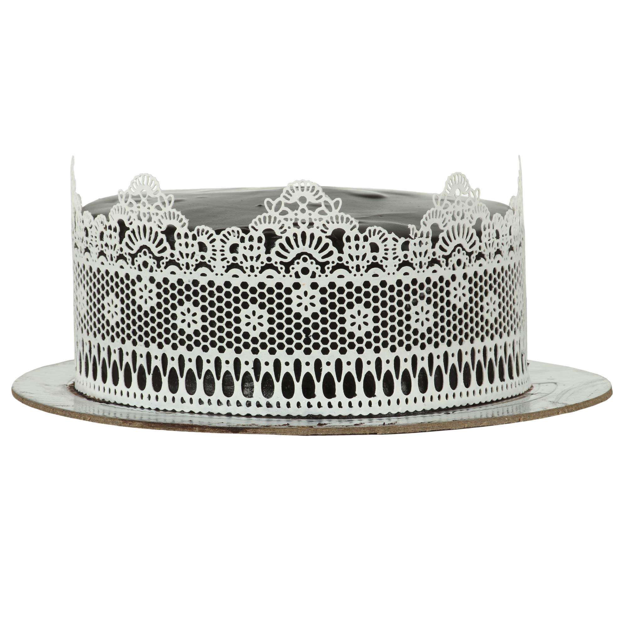 Honey Sweets Edible Cake Lace 14-inch 5-Piece Set (Wedding Crown - White) (B0917P6L37) Amazon Price History, Amazon Price Tracker