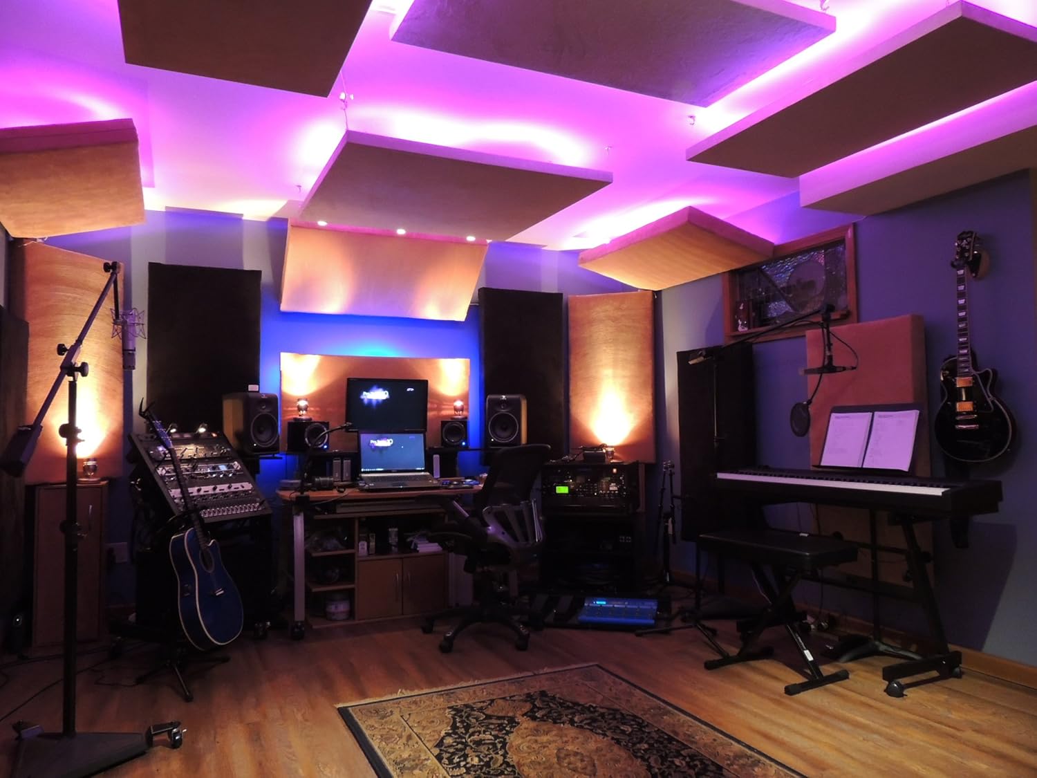 Microsuede Acoustic Panels 24" x 72" x 4" - Camel