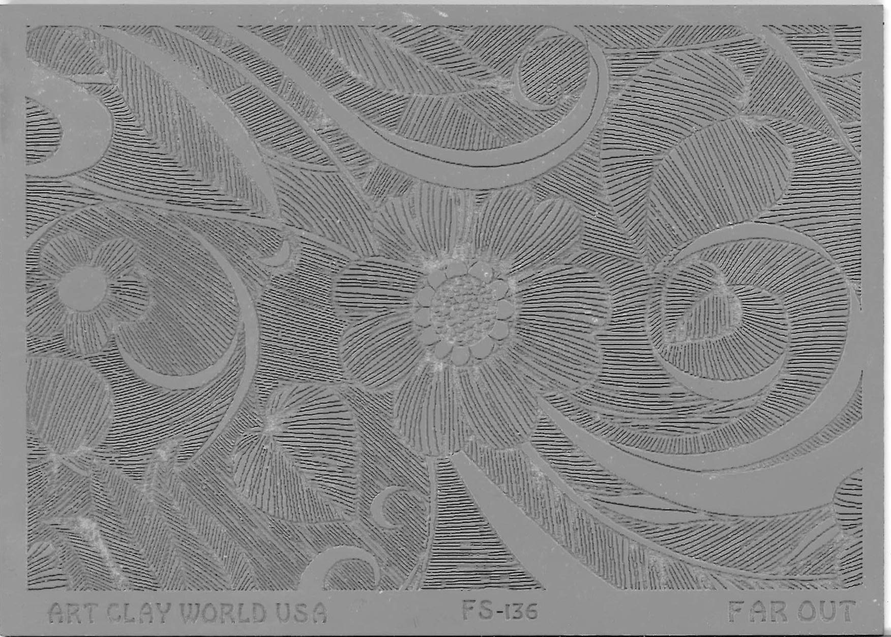 flexiStamps Texture Sheet Far Out Design - 1 Pc.