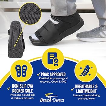 Amazon.com: Brace Align Deluxe Post Op Shoe - Adjustable