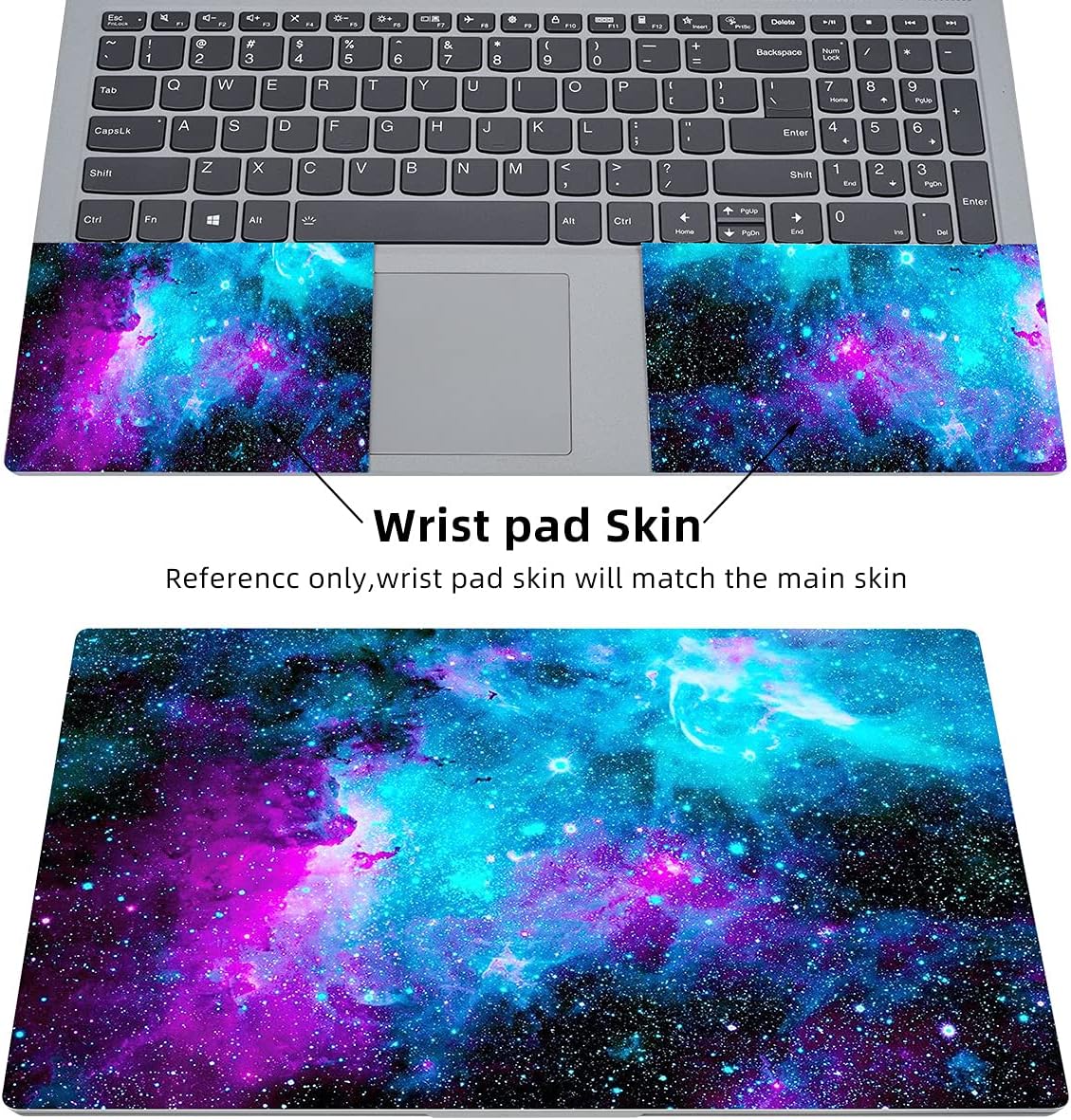 15.6" Laptop Decal Skin Vinyl Sticker Cover Compatible with Lenovo Ideapad L340 /ASUS VivoBook 15 /MSI GL65 Leopard/Samsung Chromebook 4 15.6" Laptop Skin Decal Skins (Watercolor)