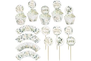 Henoyso Baby Shower Cupcake Decoration Set
